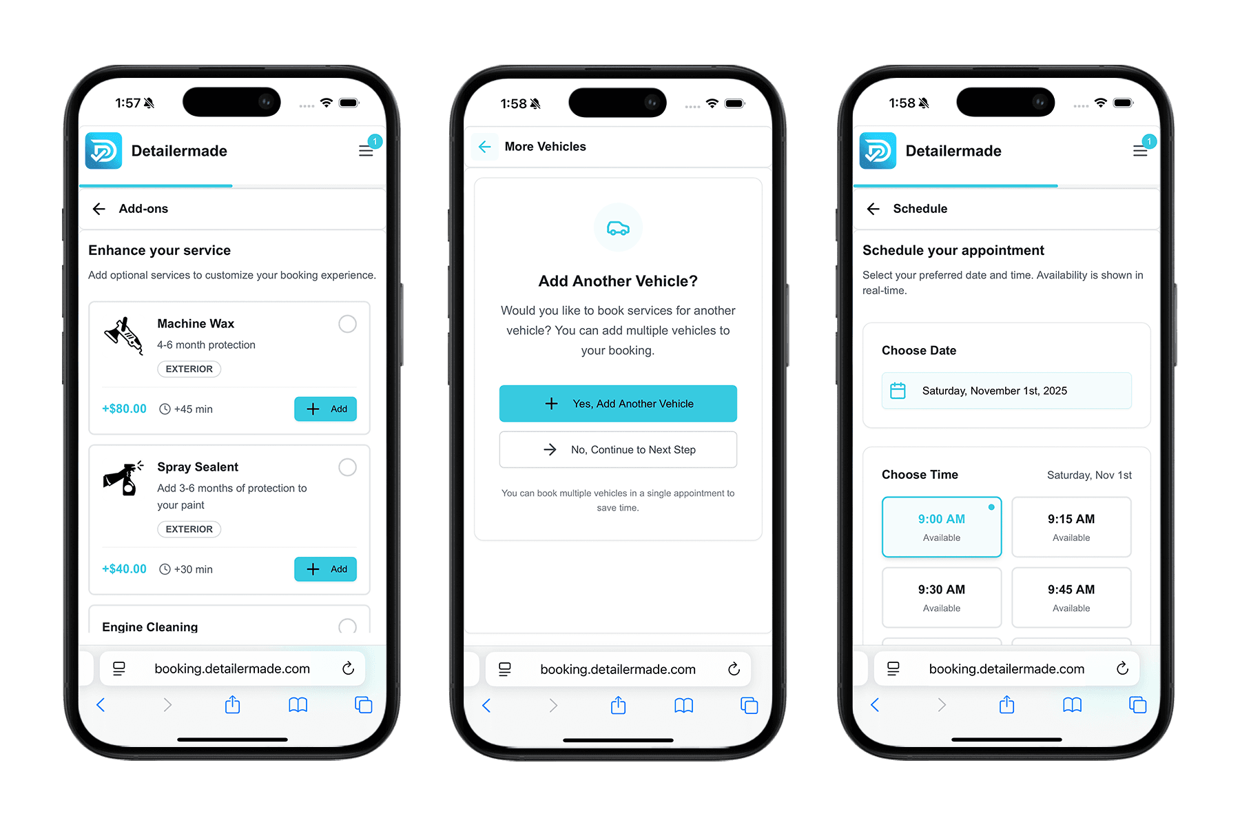 DetailerMade App on mobile device