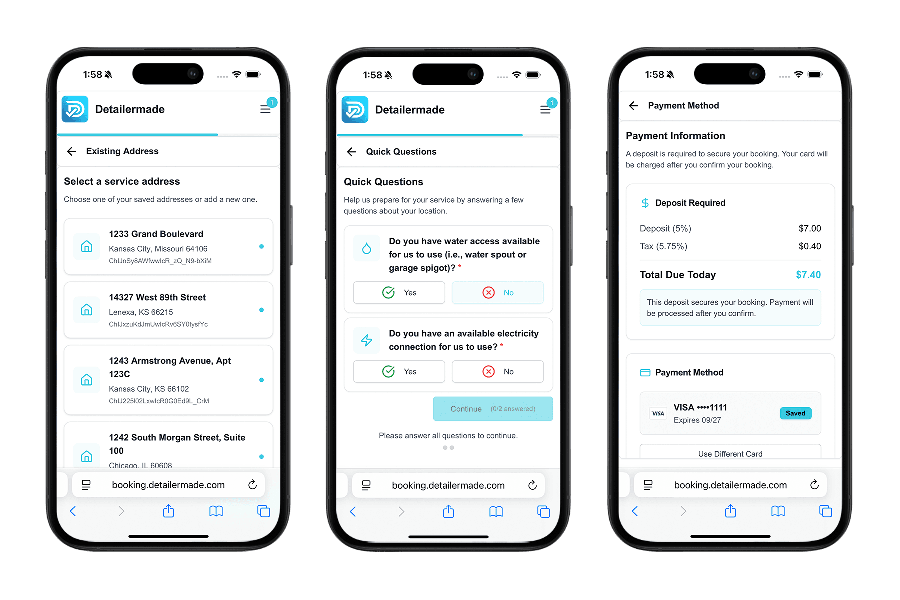 DetailerMade App on mobile device